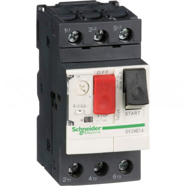 Schneider Motor Circuit Breaker 9-14 Amps Thermal Magnetic 690 Volt AC
