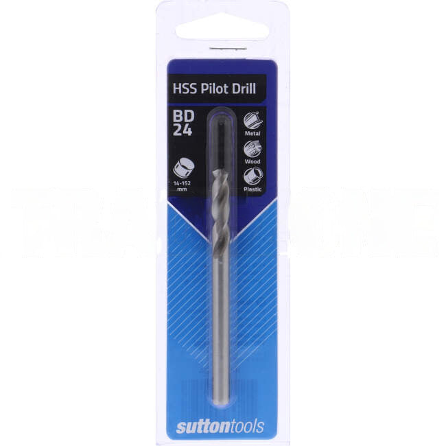 Sutton Tools Pilot Drill HSS 82mm Overall H112 6.35mm