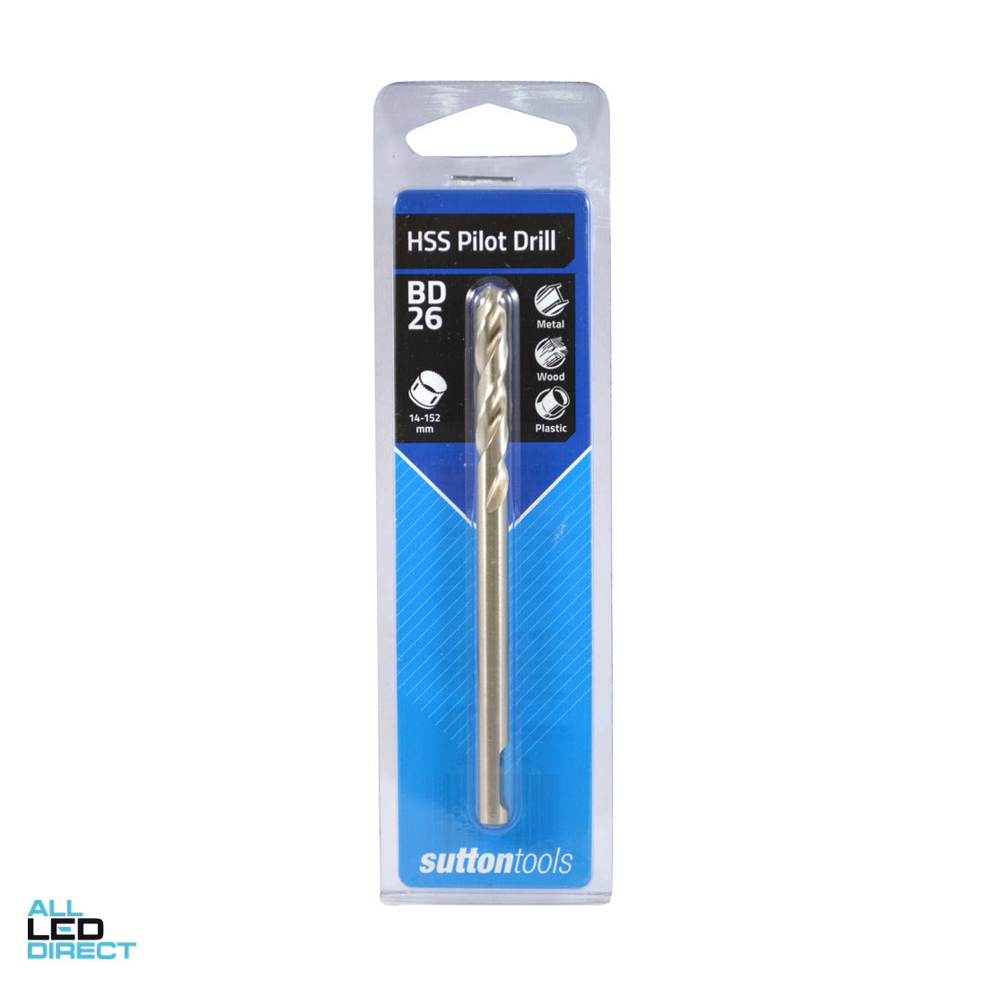 Sutton Tools Pilot Drill HSS 105mm Overall H112 6.35mm