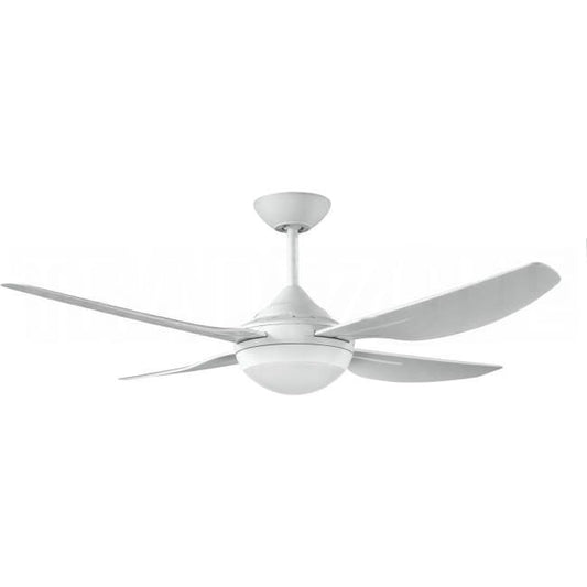 Ventair 1220mm (48') HARMONY II 4 Blade Ceiling Sweep Fan With Moulded ABS Blades & LED Light White