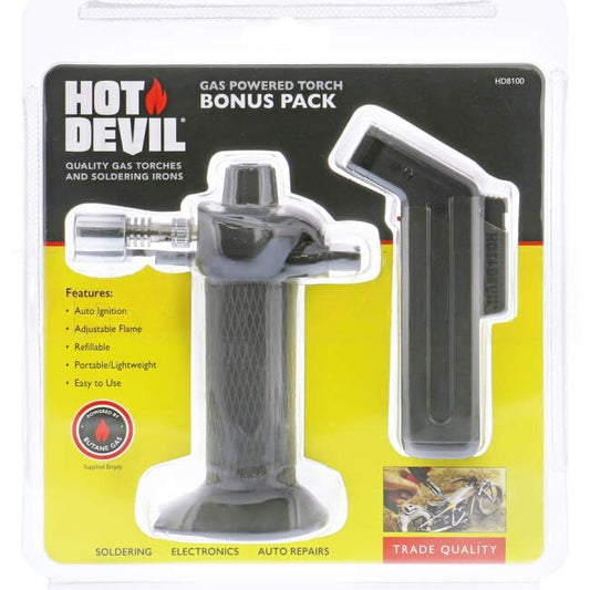 Hot Devil Gas Powered Torch Bonus Pack