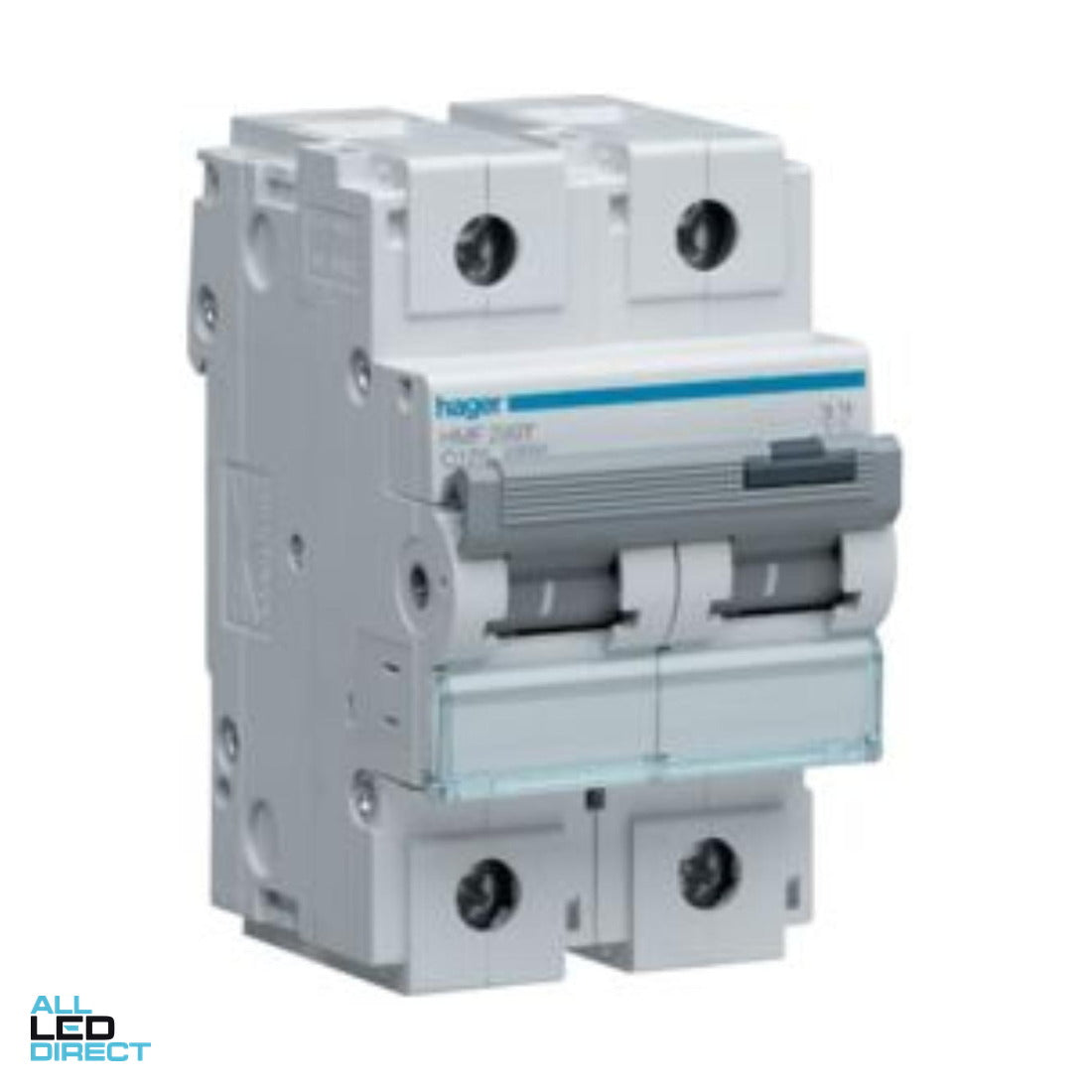 Hager 80 Amp Miniature Circuit Breaker MCB C Curve 2 Pole 10kA