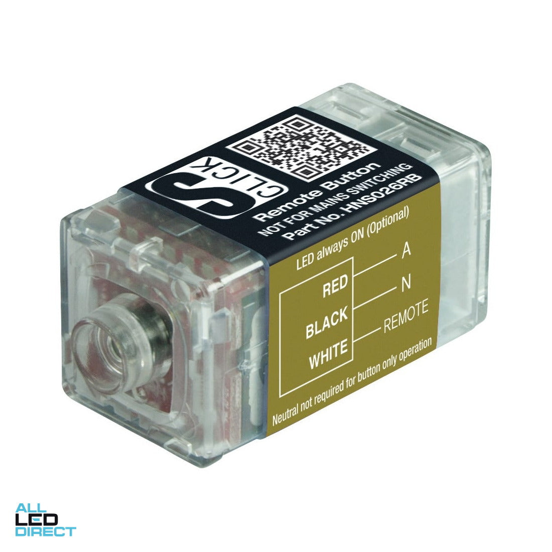Cabac Remote Button for Premium Dimmers and 3-Wire Timers ALL LED Direct