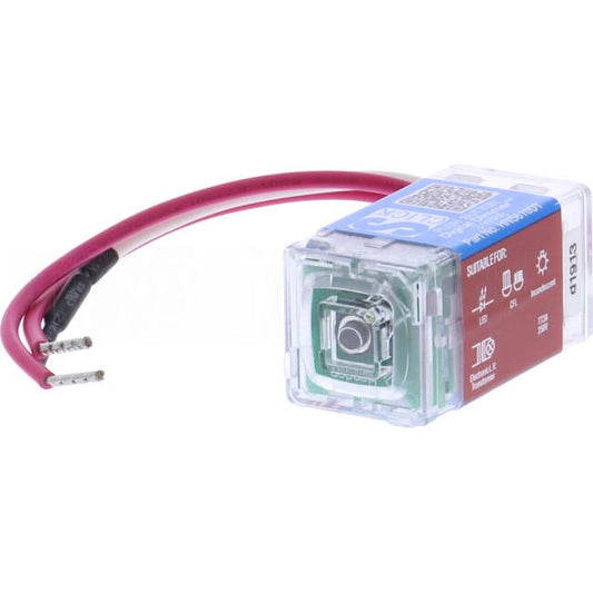 Cabac 350 Watt S-CLICK Push Button Digital Dimmer Mech White