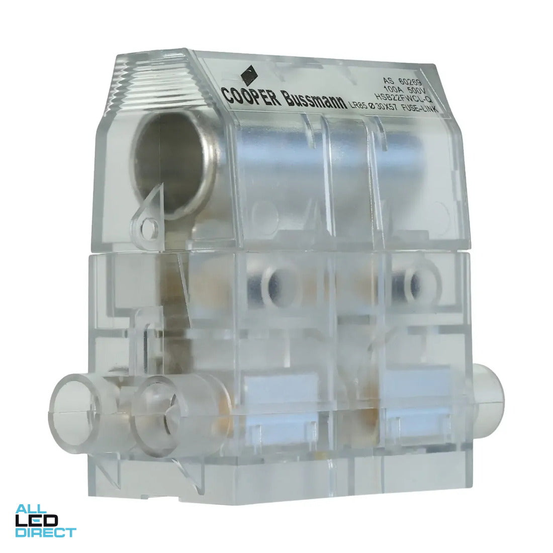 Eaton Bussman 125 Amp Isolation Link Clear Front Wired Non-Fused Link suitable for QLD / VIC / NT / WA ALL LED Direct