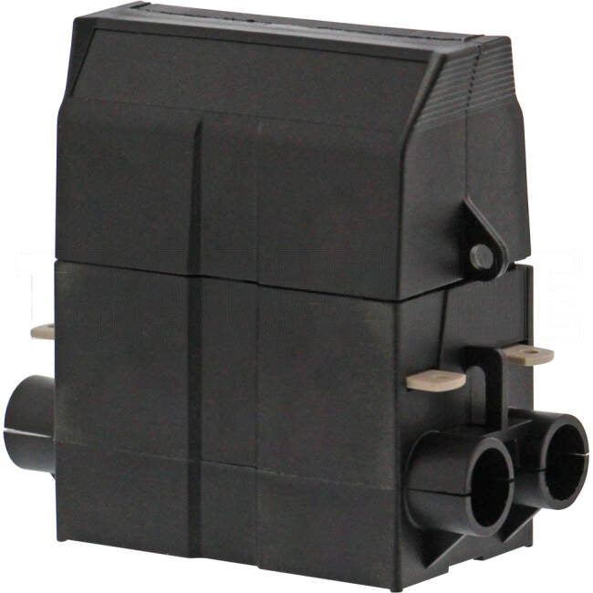 Eaton Bussman 100 Amp  Back Wire Fuse Holder Black