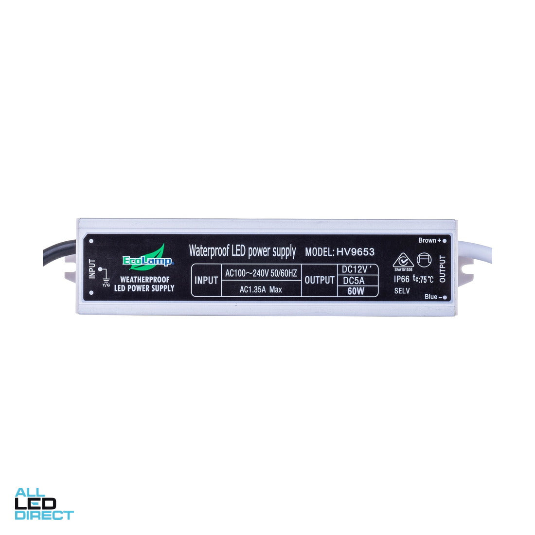 Havit 60 W 12 Volt Weatherproof IP66 LED Driver ALL LED Direct