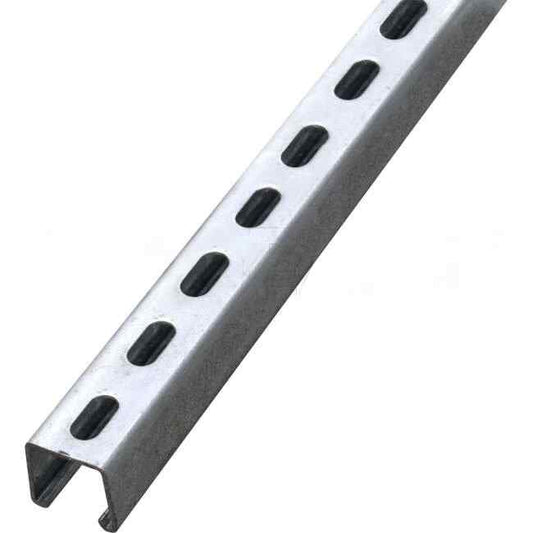 Impres 41mm x 41mm x 2.5mm 3 Metre Slotted Channel Galvabond - Default Title (I1000TG3)