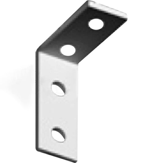 Impres L Plate 4 Hole (14mm) 90 x 105 x 6mm Hot Dip Galvanised
