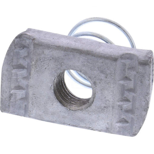 Impres Channel Nut Short Spring M10 Hot Dip Galvanised