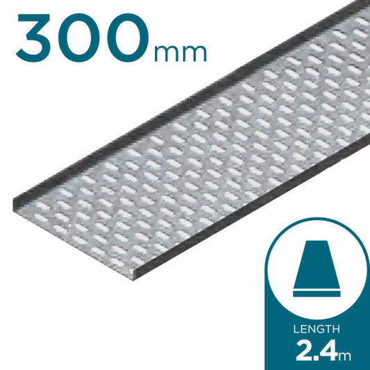 Impres Admiralty Pattern Tray 300mm x 2.4 Metre Cable Tray Galvabond