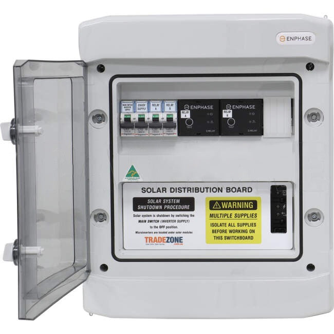 Enphase ESSENTIAL PLUS Single Phase Outdoor Dual Relay Board With MCB's