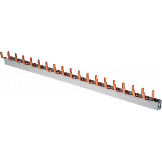 NHP 80 Amp Insulated Fork Busbar 2 Phase 18 Pole Active Plus Neutral