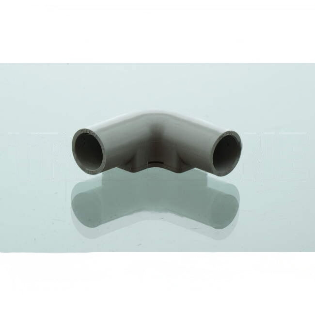 APP 20mm 90 Dergee Medium Duty Conduit Inspection Elbow Grey - Green Star Certified