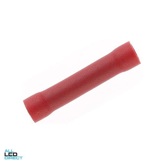 Cabac Inline Splice Suitable For 0.5mm - 1.6mm Cable Red Pack 50 ALL LED Direct
