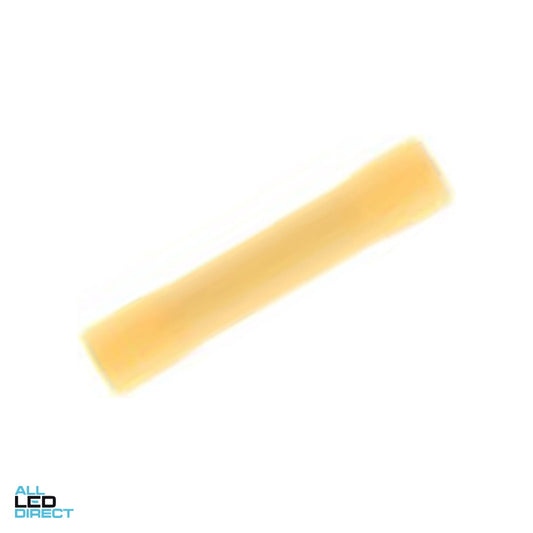 Cabac Inline Splice Suitable For 4mm - 6mm Cable Yellow Packet Of 25 ALL LED Direct
