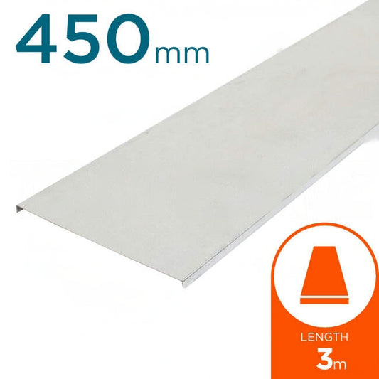 Impres 450mm x 3 Metre Cable Tray Cover LT3 Nema1 Galvabond