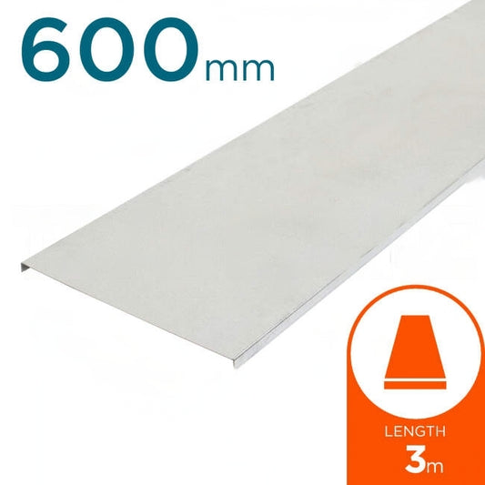 Impres 600mm x 3 Metre Cable Tray Cover LT3 Nema1 Galvabond