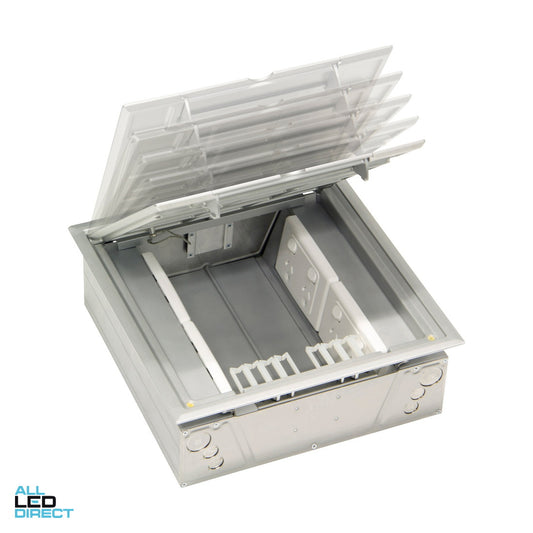 Clipsal OPTILINE 70 Floor Box With Flush Mounting Stainless Steel ALL LED Direct