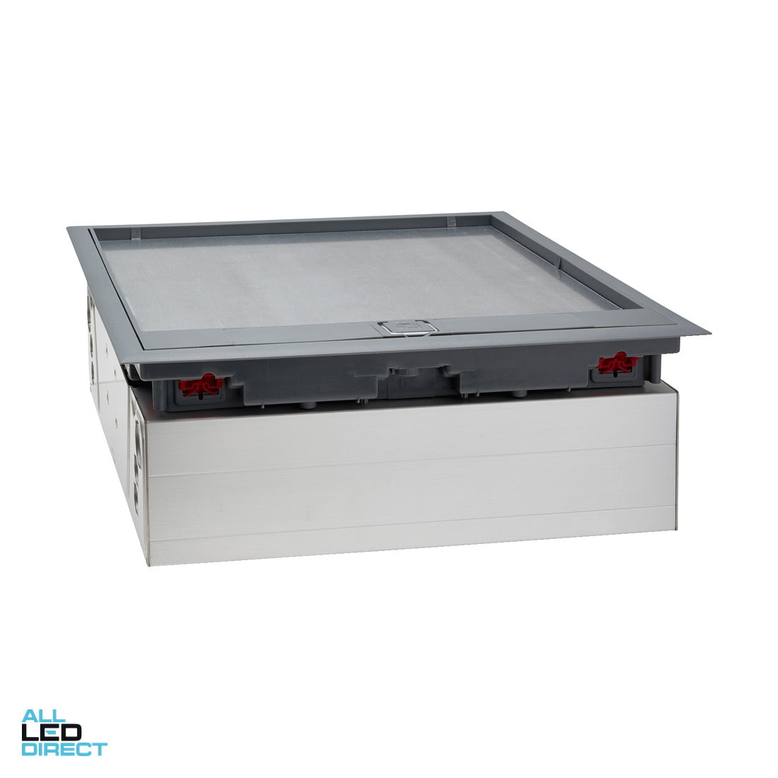Clipsal OPTILINE 70 Floor Box With Flush Mounting Aluminium ALL LED Direct