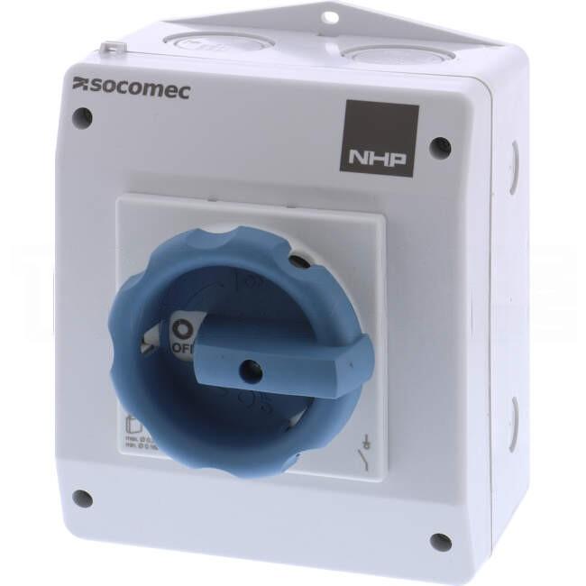 NHP 100 Amp 3 Pole DC IP65 Enclosed Isolator Switch