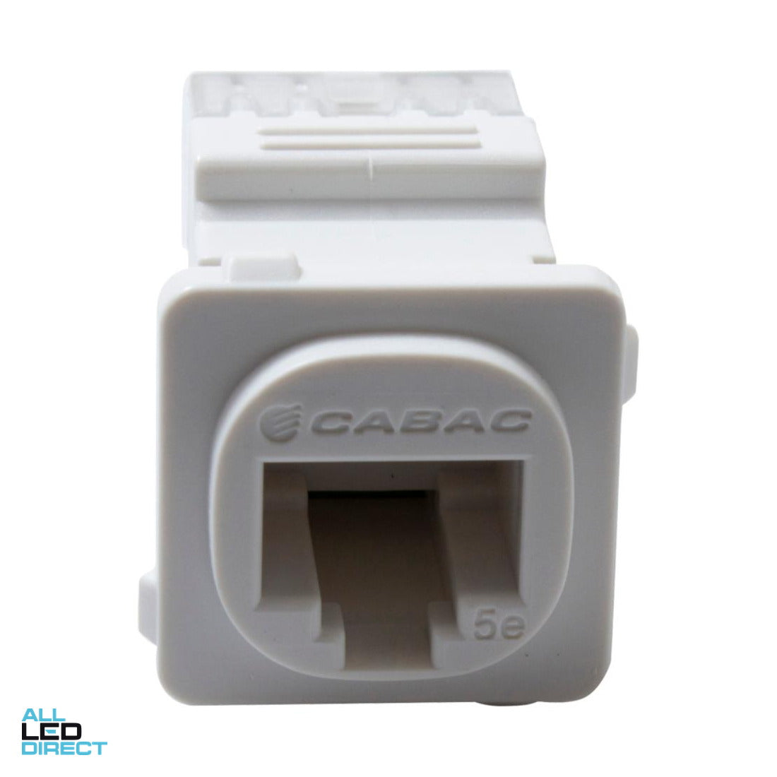 Cabac CAT5E RJ45 Data Mech White Suitable For Clipsal Wall Sockets Each