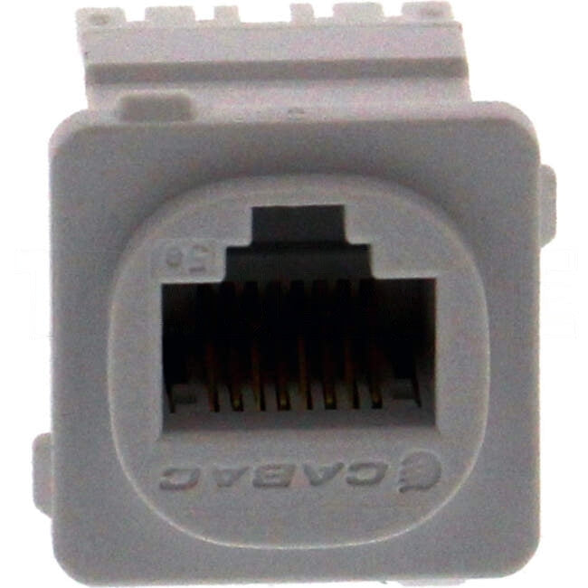 Cabac CAT5E RJ45 Data Mech White Suitable For Clipsal Wall Sockets Each