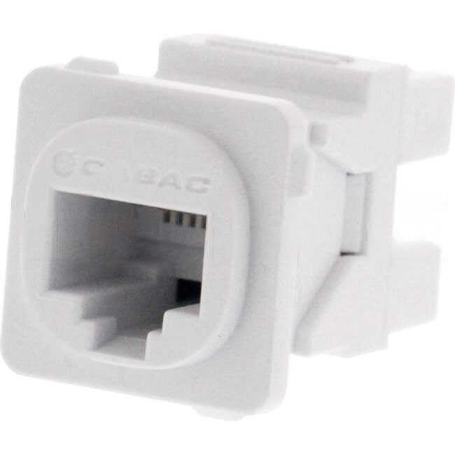 Cabac CAT5E RJ45 Data Mech White Suitable For Clipsal Wall Sockets Each