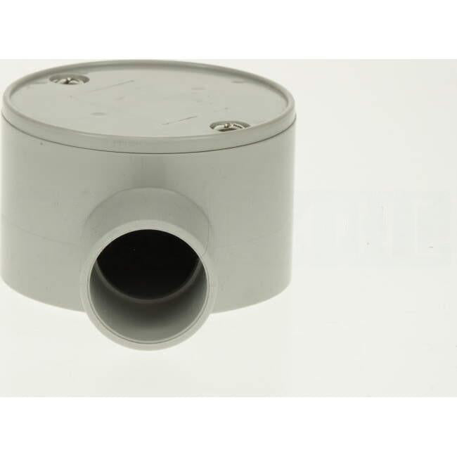 GTS 25mm 1 Way Shallow Round Junction Box