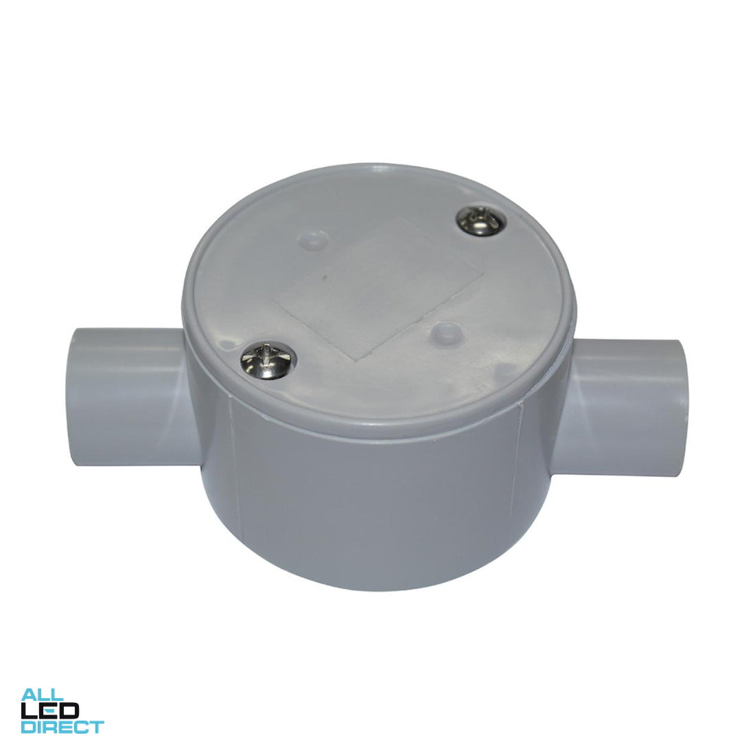 Tripac 20mm 2 Way Shallow Round Junction Box - Green Star Certified
