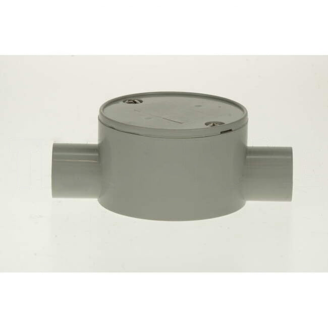 GTS 20mm 2 Way Shallow Round Junction Box