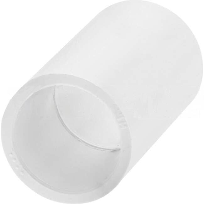 APP 20mm Communications Plain to Plain Conduit Coupling White Each - Green Star Certified