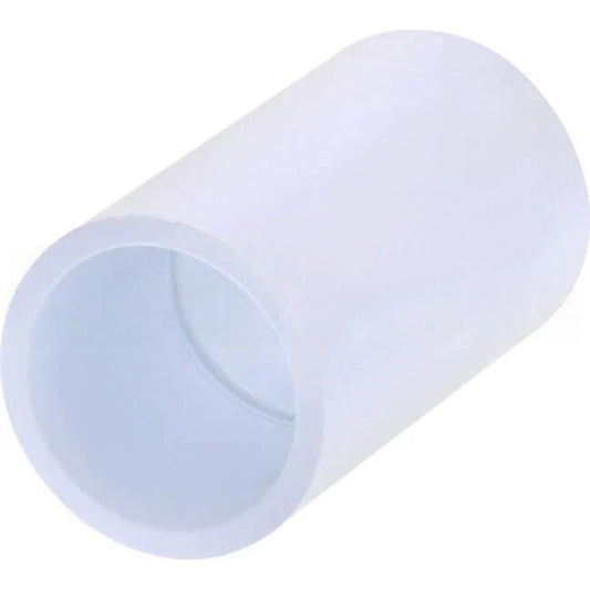 APP 20mm Communications Plain to Plain Conduit Coupling White Each - Green Star Certified