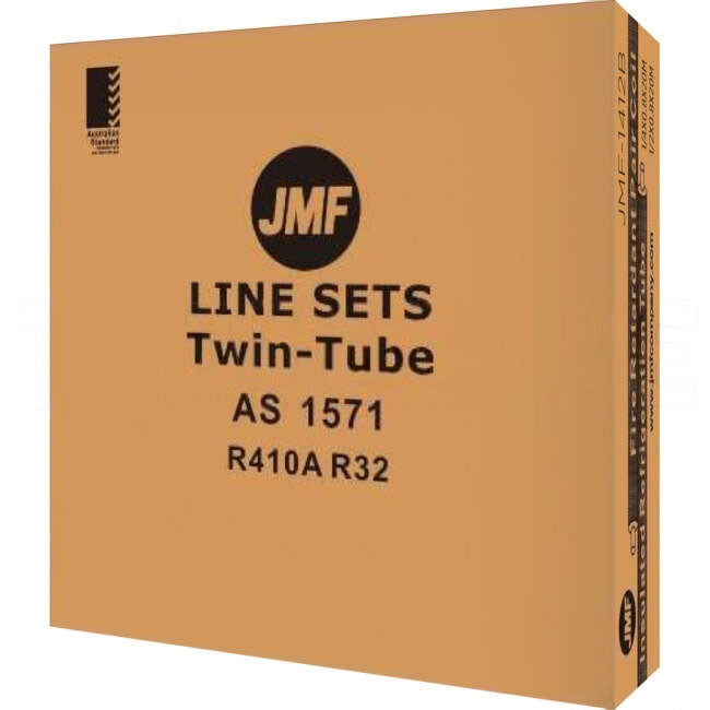 JMF 1/4 x 1/2 Copper Pair Coil Black 20 Metre