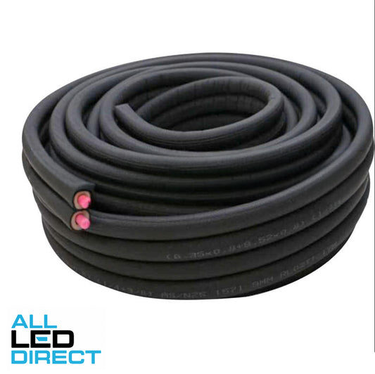 JMF 1/4 x 3/8 Pre-Insulated Fire Rated Copper Pair Coil with 13mm Insulation 20 Metres
