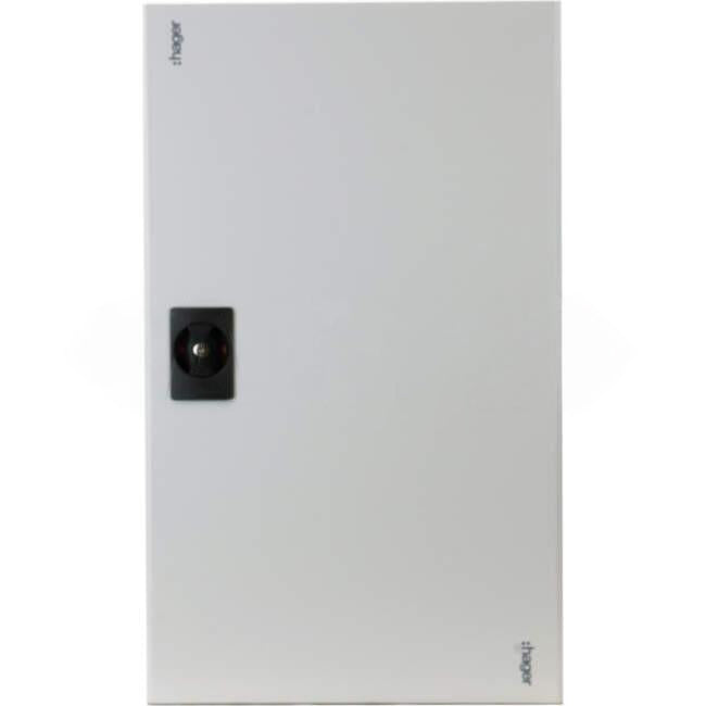 Hager 36 Pole INVICTA Distribution Board With 160 Amp Chassis & Isolator Main Switch IP30