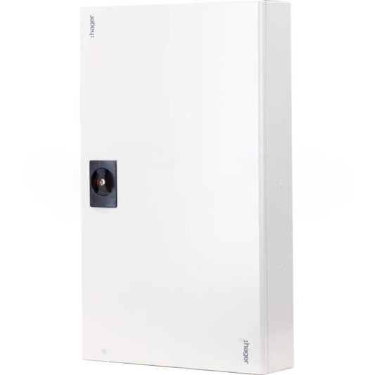 Hager 36 Pole INVICTA Distribution Board With 160 Amp Chassis & Isolator Main Switch IP30