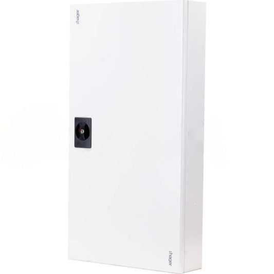 Hager 48 Pole INVICTA Distribution Board With 160 Amp Chassis & Isolator Main Switch IP30