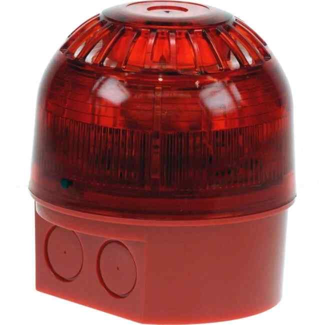 NHP Sounder LED Beacon 17 Volts DC to 60 Volts DC 106dB IP65 Red - Default Title (KL2496R)