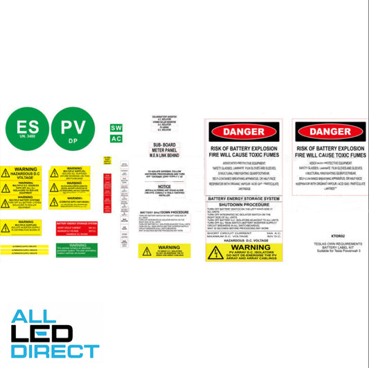 Industrial Engraving Solutions Tesla's Own Label Requirements Battery Kit Suitable for Powerwall 3