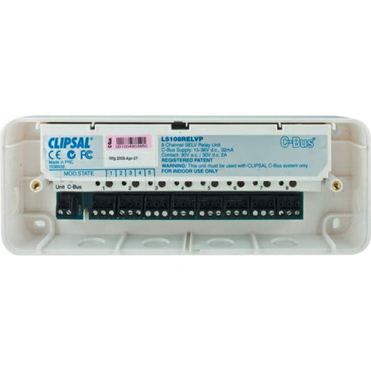 Clipsal C-Bus 8 Extra Low Voltage Channel Relay