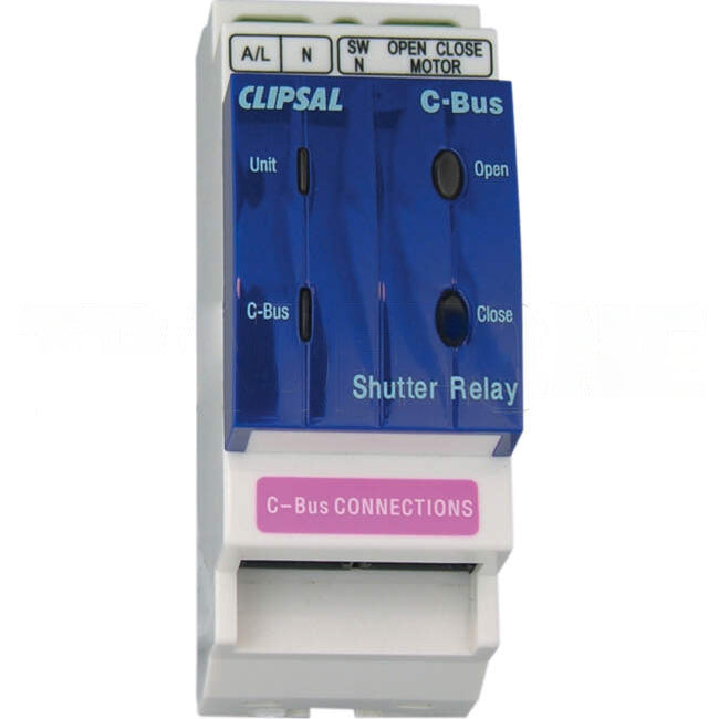 Clipsal C-Bus 1 Channel Shutter Relay Din Mounted