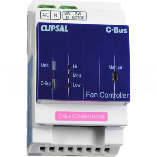 Clipsal C-Bus 1 Channel Sweep Fan Control Relay Din Mounted