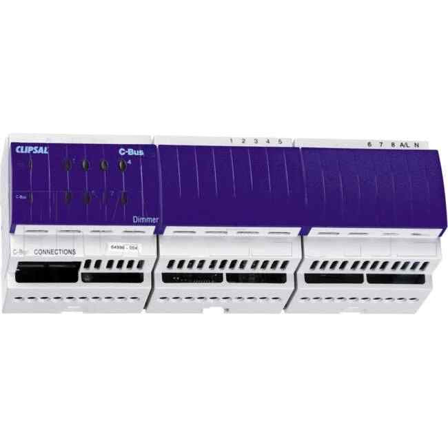 Clipsal C-Bus Leading Edge 8 Channel Dimmer 1 Amp Din Mounted - Default Title (L5508D1AP)