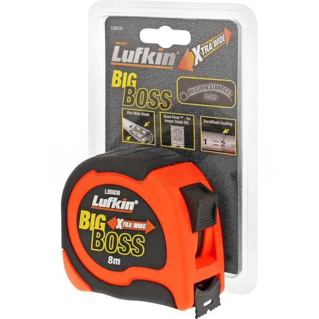 Apex Tools Lufkin 8 Metre x 30mm Big Boss Tape Measure