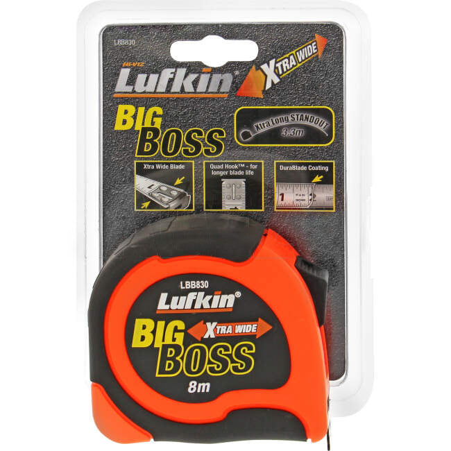 Apex Tools Lufkin 8 Metre x 30mm Big Boss Tape Measure