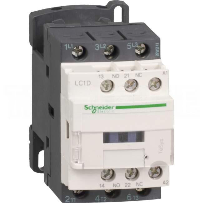 Schneider Contactor 9 Amps 3P 415 Volt AC 1 x N/O & 1 x N/C