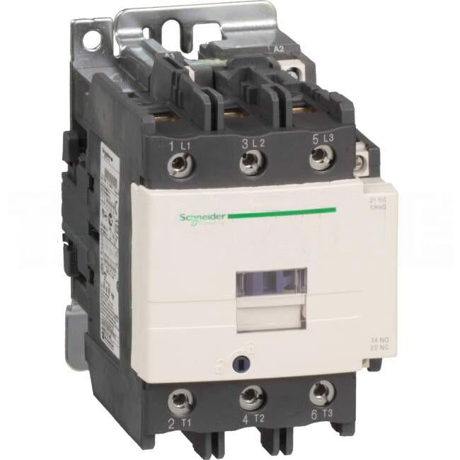 Schneider Contactor 80 Amps 3P 240 Volt AC 1 x N/O & 1 x N/C