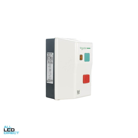 Schneider DOL Starter 5.5KW 240 Volt AC With 10-14 Amps Thermal Overload ALL LED Direct