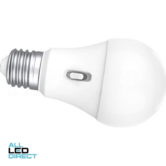 SAL 10 Watt GS Style Opal LED Lamp With ES/E27 Connection With Switchable Kelvin Ratings